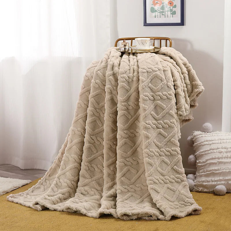 Soft Flannel Throw Blanket