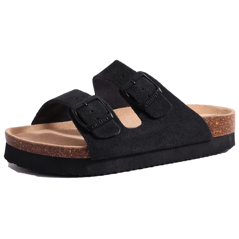 Classic Suede Cork Clogs