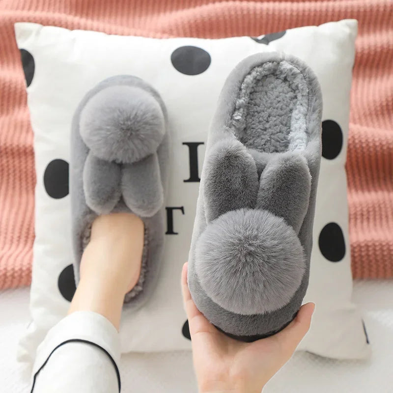 Plush Rabbit Slippers