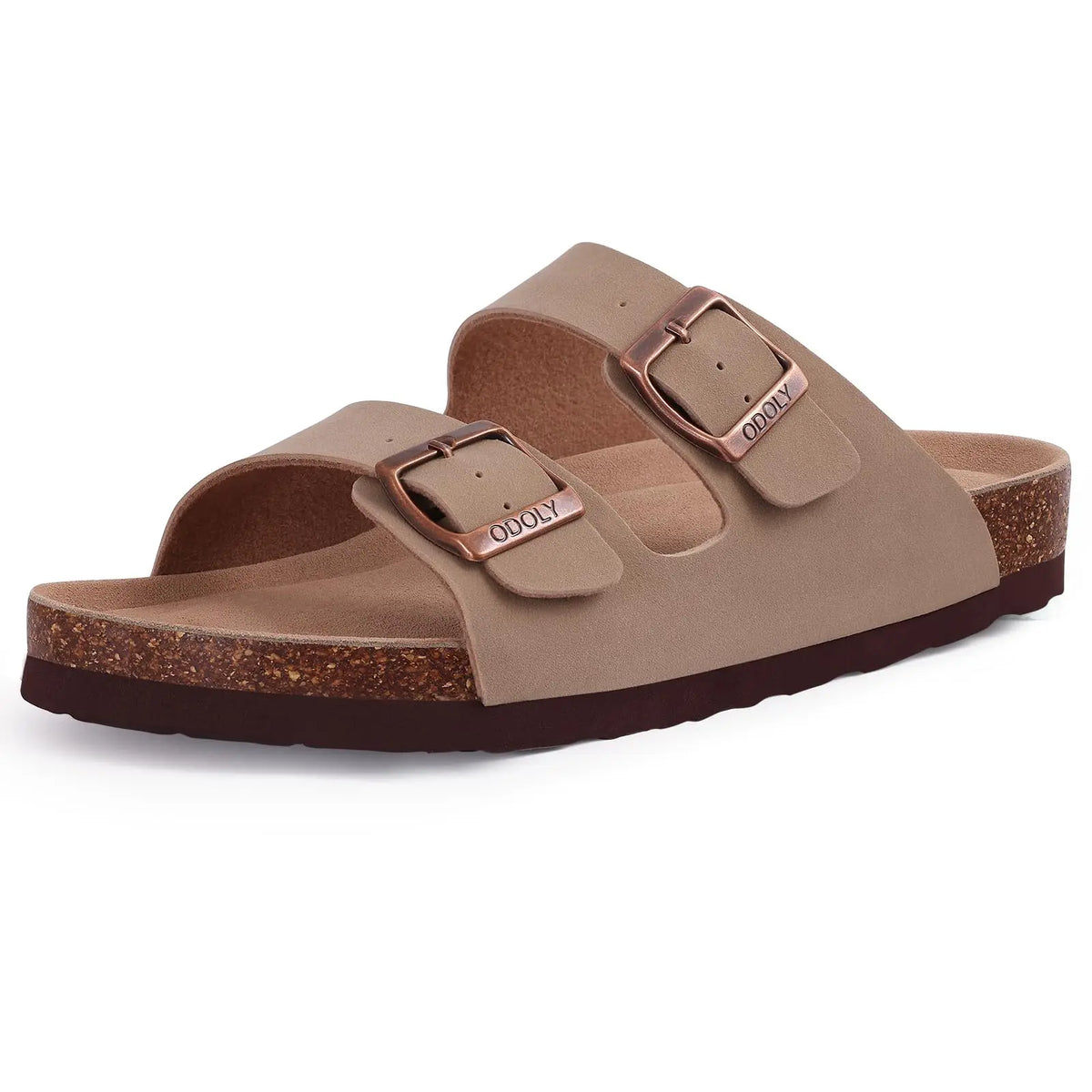 Suede Cork-Sole Clogs