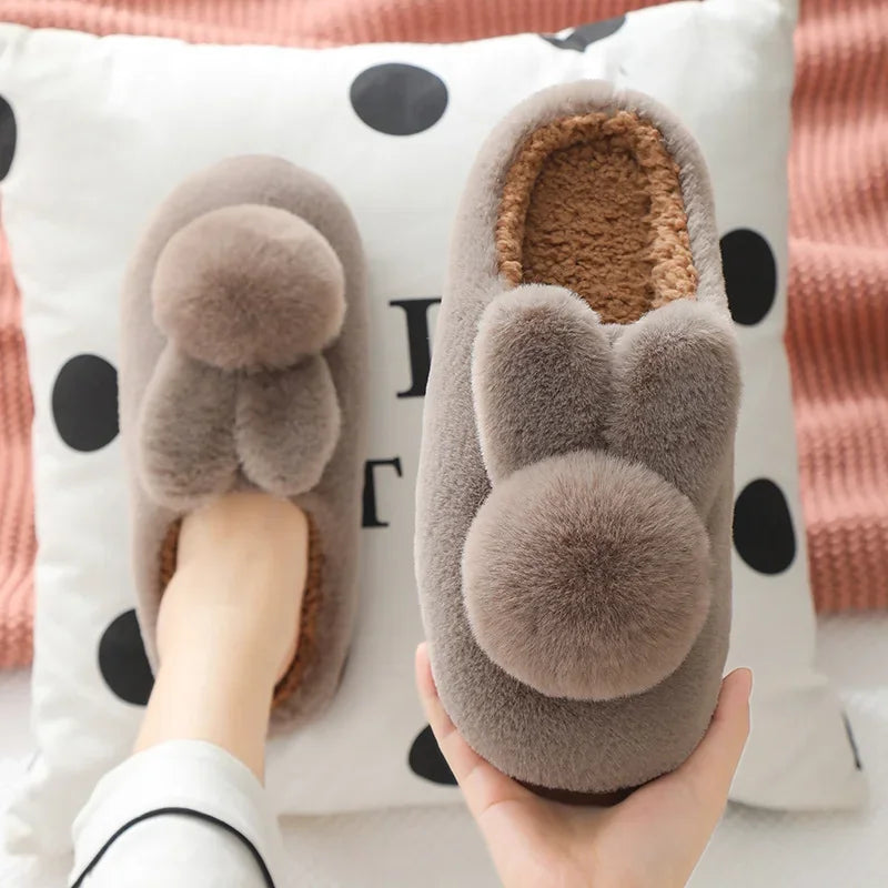 Plush Rabbit Slippers