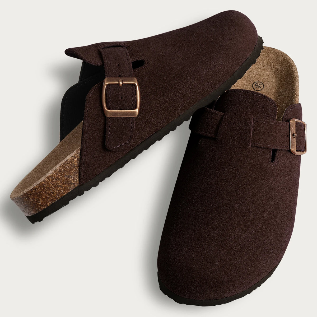 Classic Suede Cork Clogs