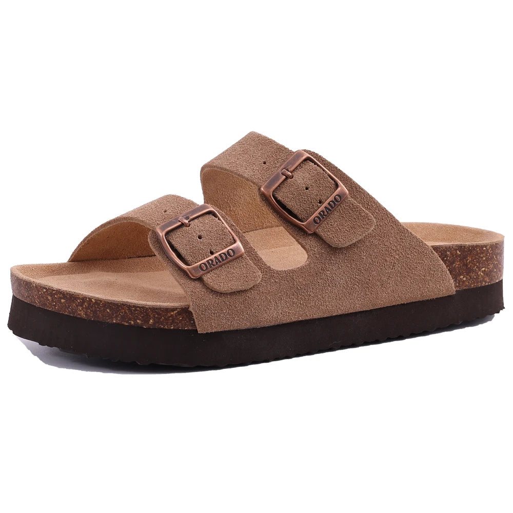 Classic Suede Cork Clogs
