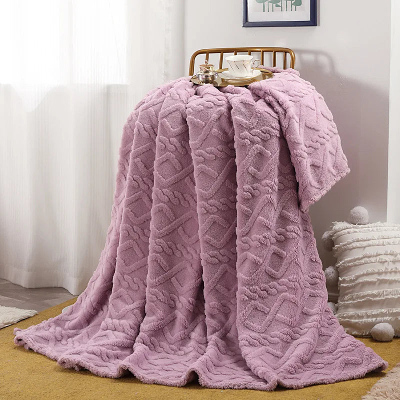 Soft Flannel Throw Blanket