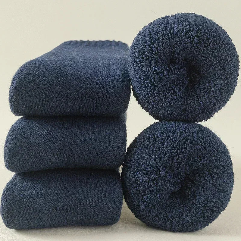 Unisex Wool-Blend Thermal Winter Socks