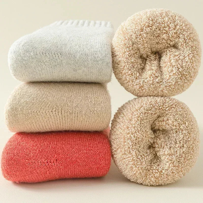 Unisex Wool-Blend Thermal Winter Socks