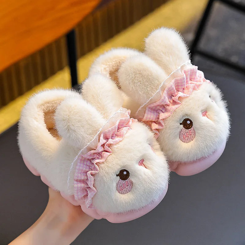 Plush Flannel Home Slippers