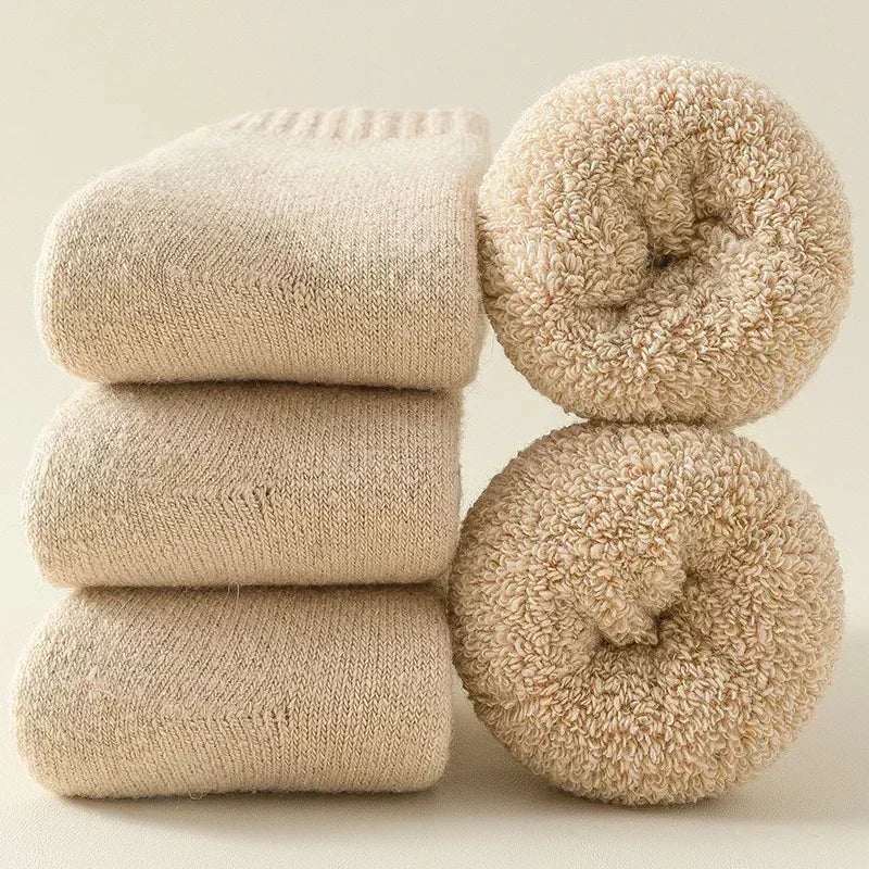 Unisex Wool-Blend Thermal Winter Socks