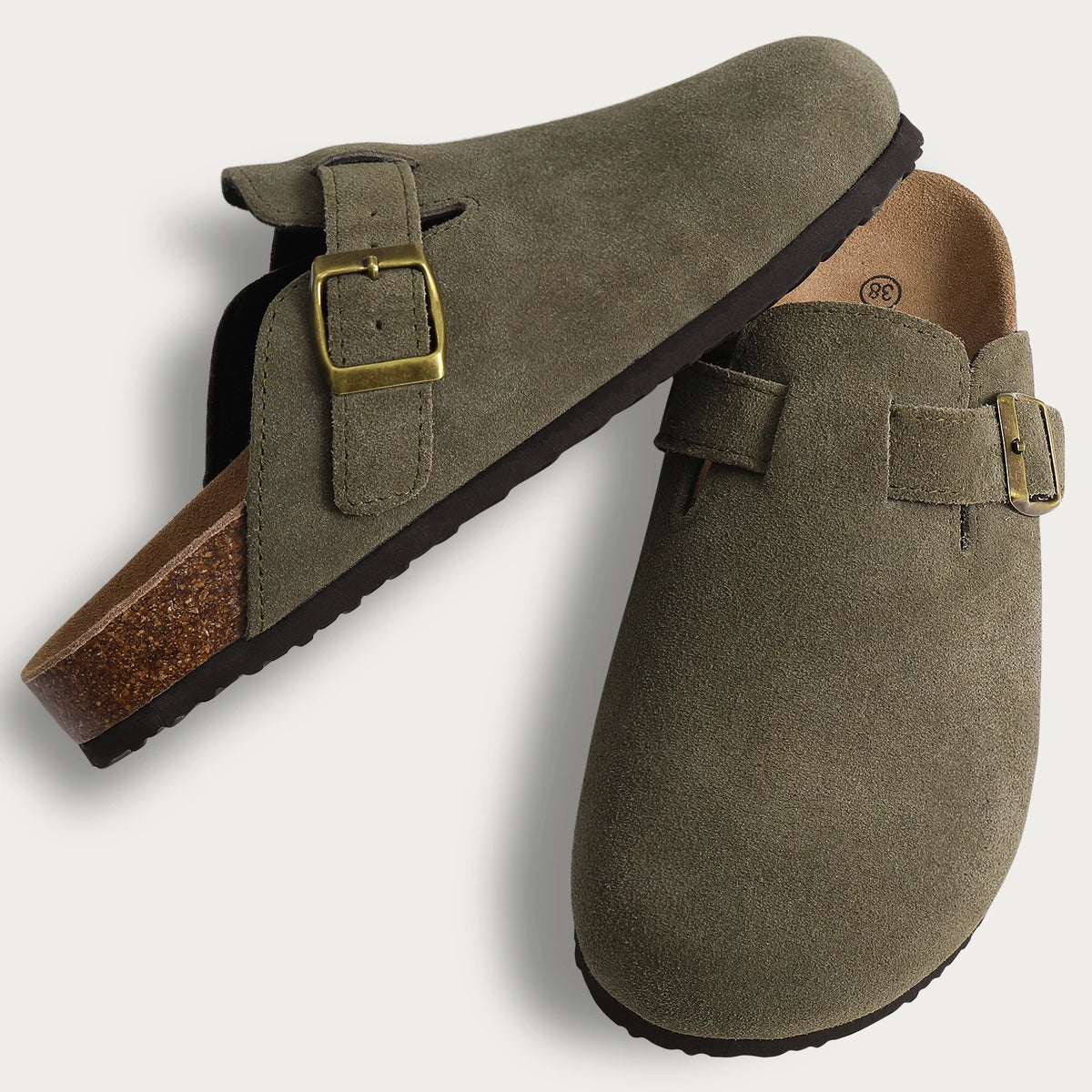Classic Suede Cork Clogs
