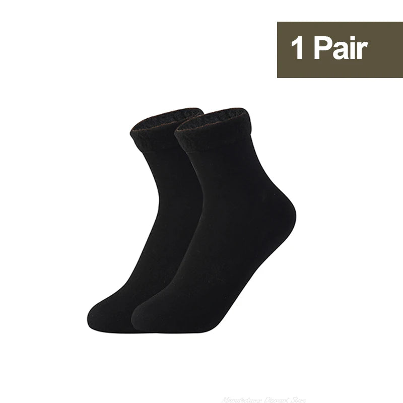 Thermal Fleece Non-Slip Slipper Socks