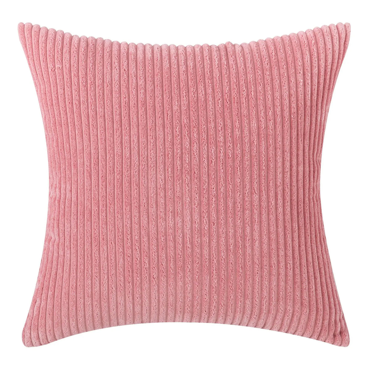 Soft Corduroy Striped Decorative Pillow Cover