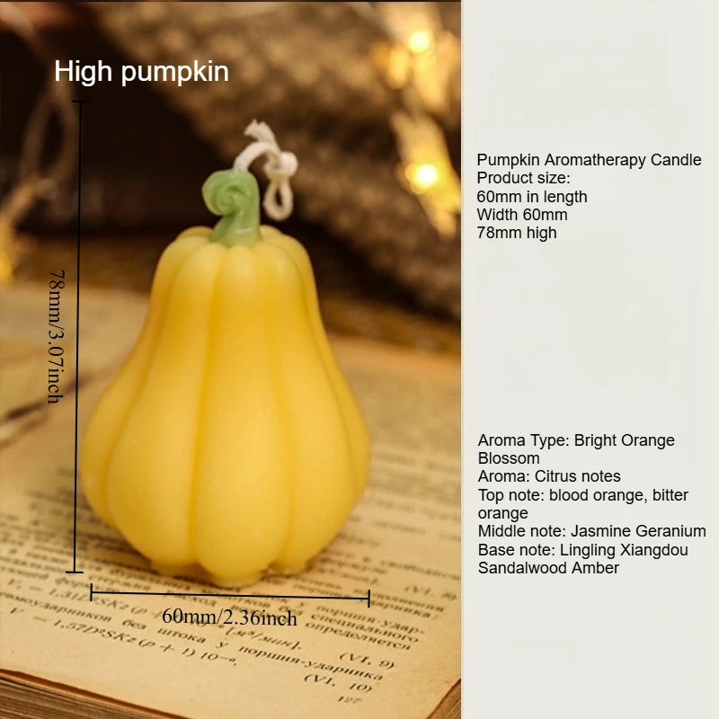 Halloween Pumpkin Aromatherapy Scented Candle