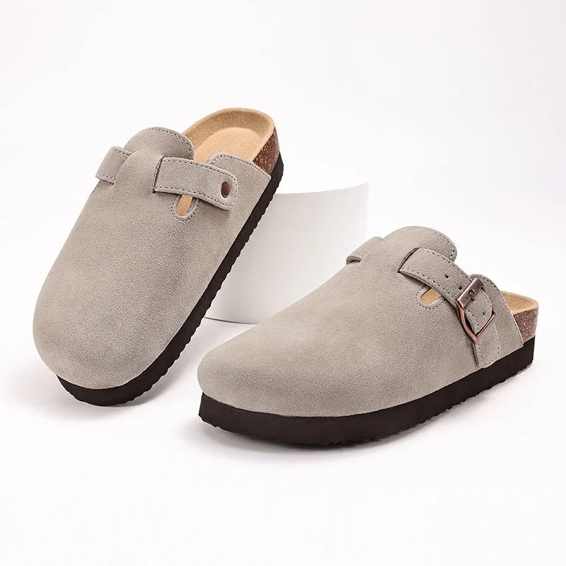 Classic Suede Cork Clogs