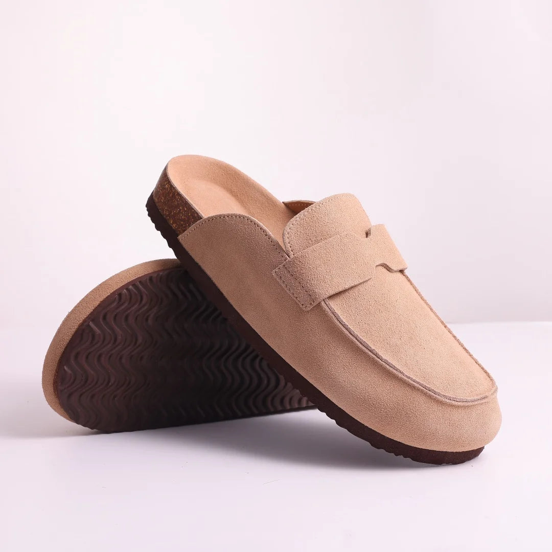 Classic Suede Cork Clogs