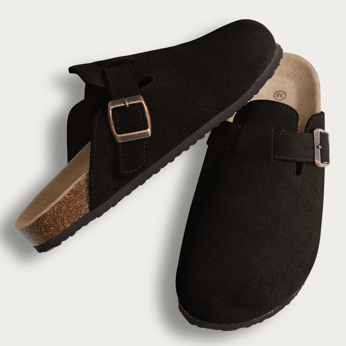 Classic Suede Cork Clogs