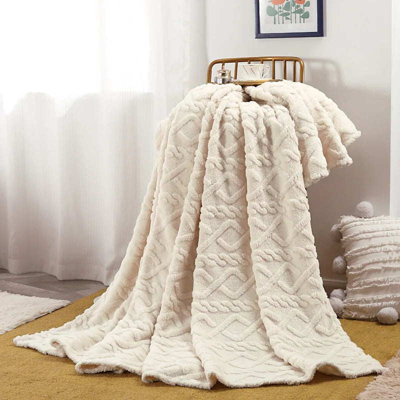 Soft Flannel Throw Blanket