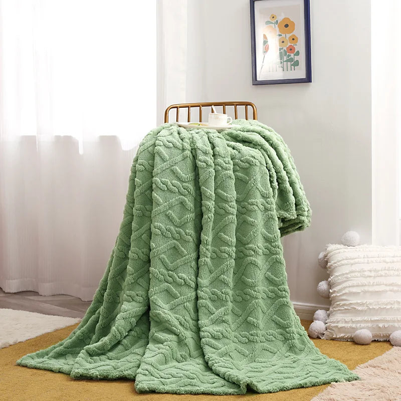 Soft Flannel Throw Blanket