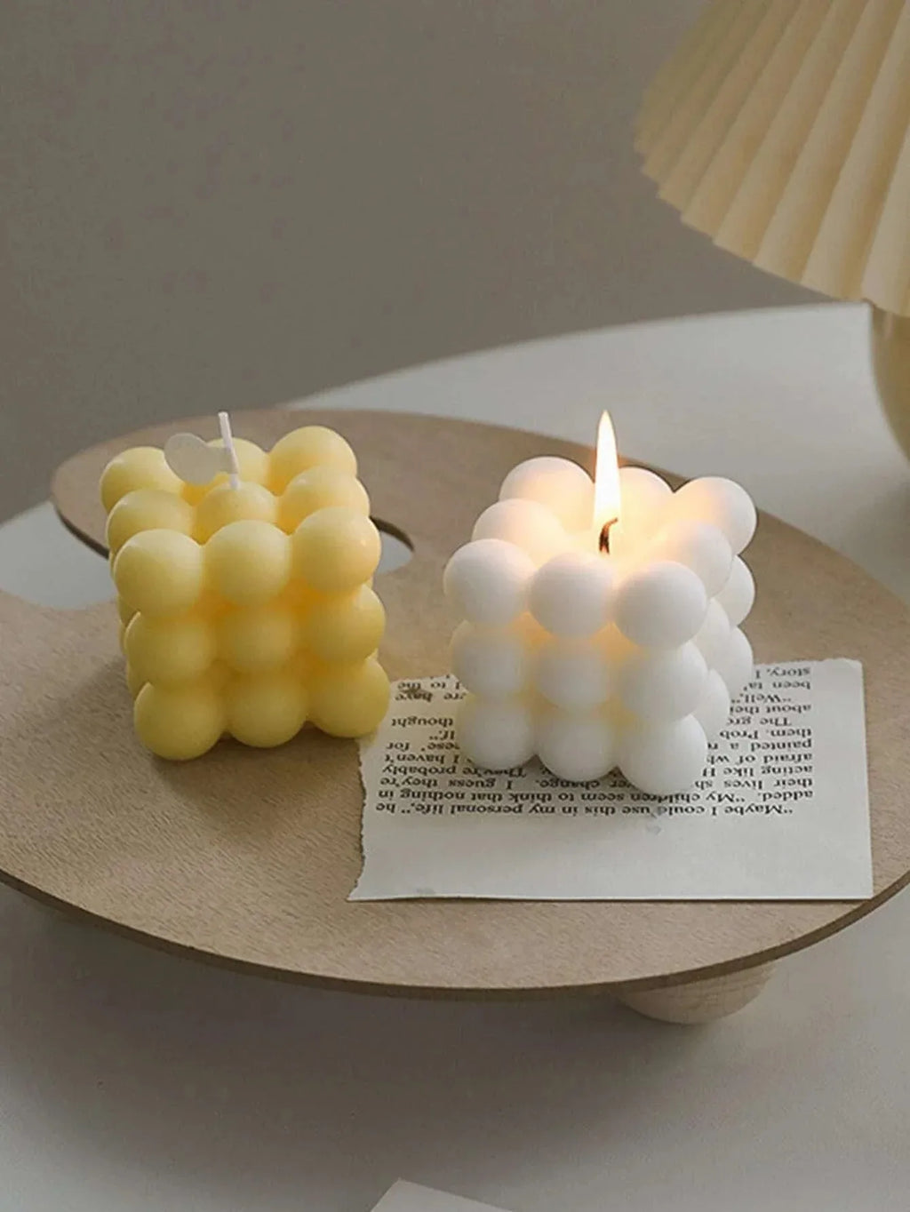 Sculptural Ball Soy Wax Aromatherapy Candle