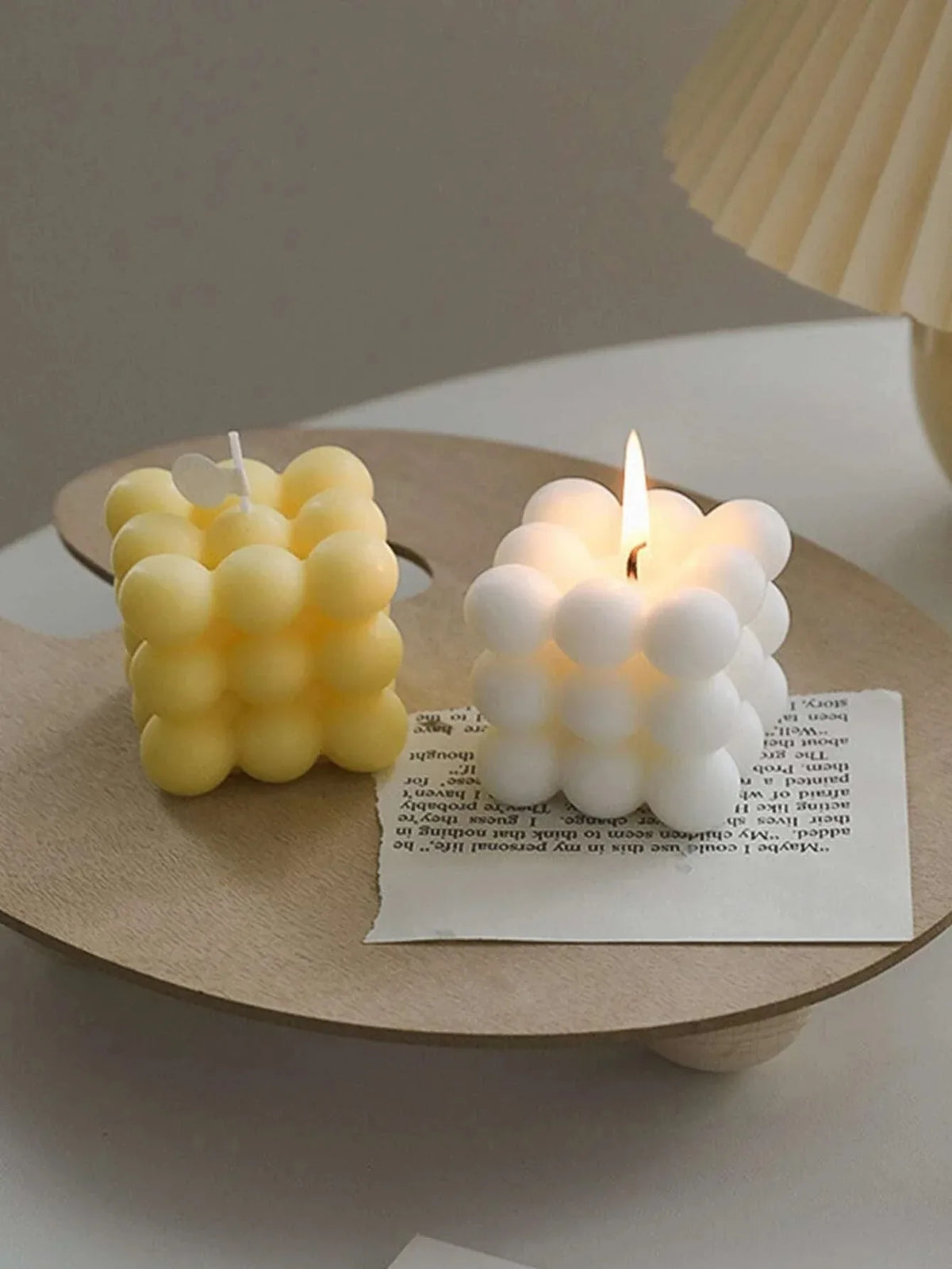 Sculptural Ball Soy Wax Aromatherapy Candle