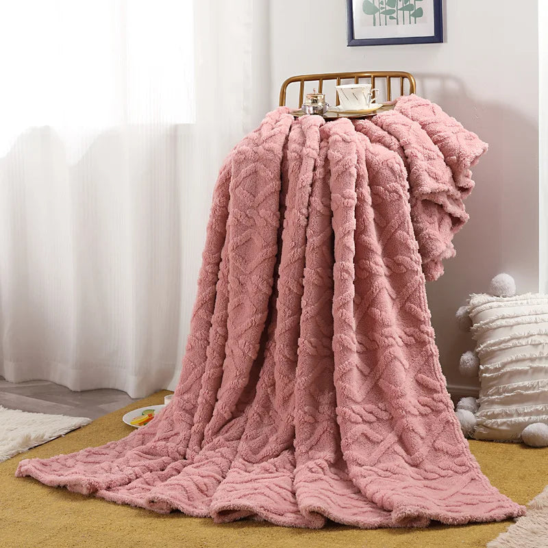 Soft Flannel Throw Blanket