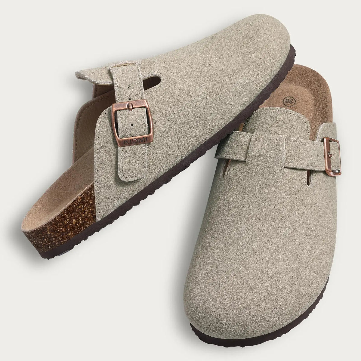 Classic Suede Cork Clogs