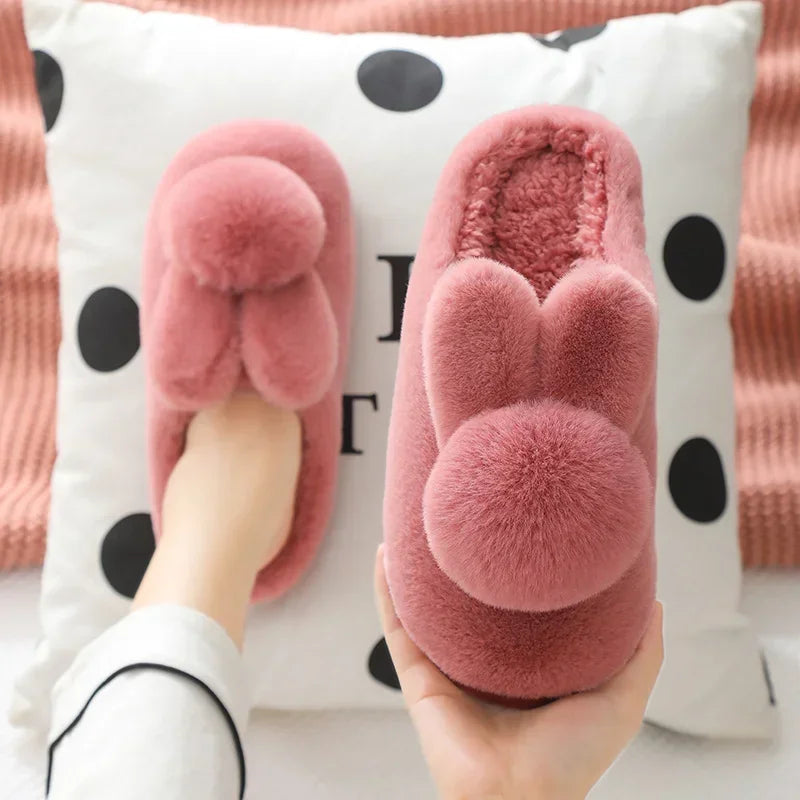 Plush Rabbit Slippers