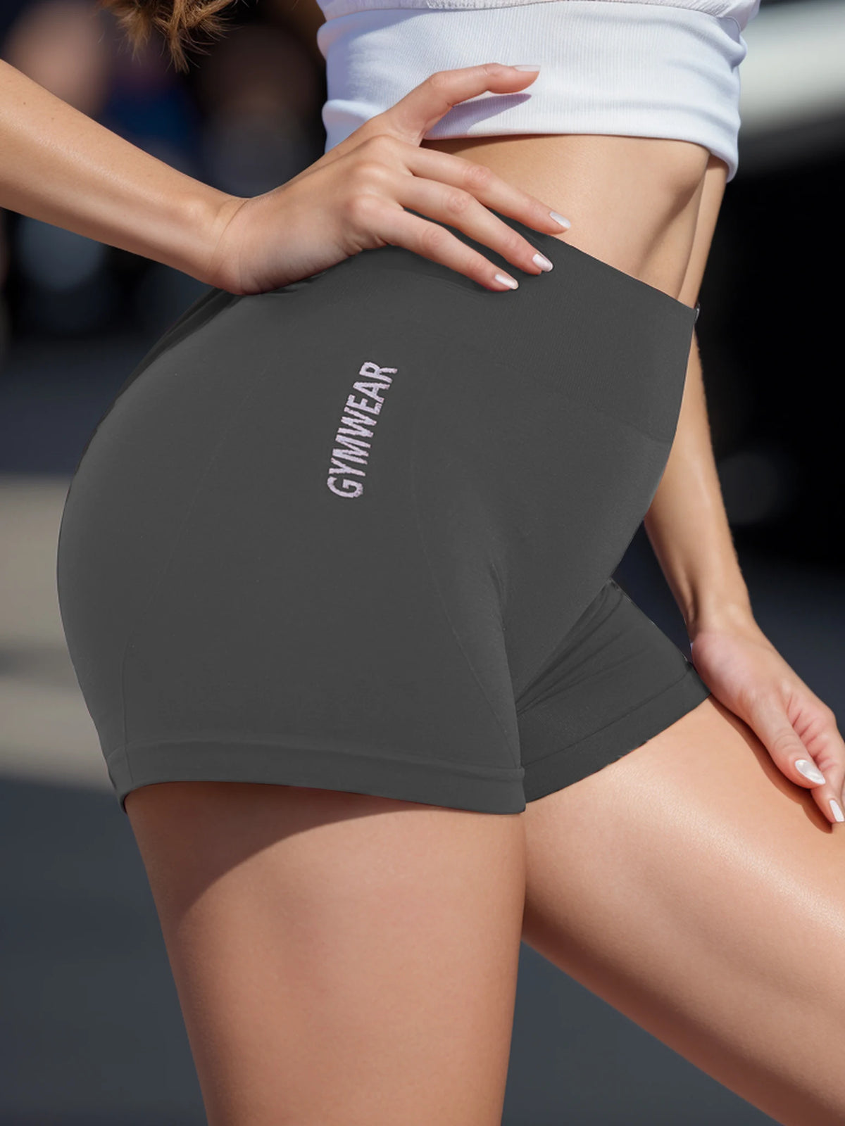 LaVirella High-Waist Performance Cycling Shorts