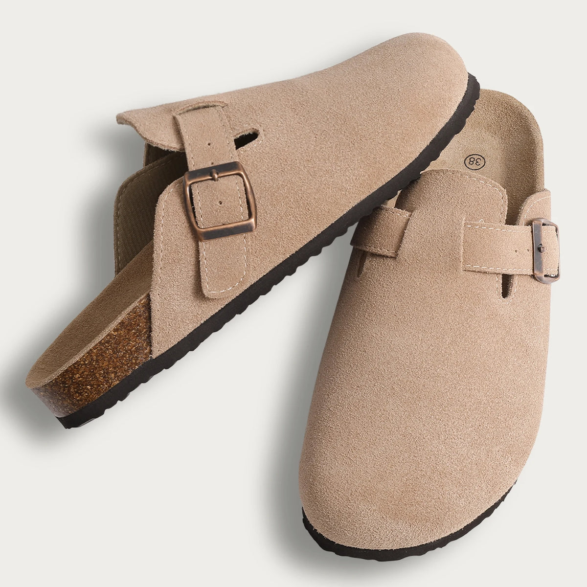 Classic Suede Cork Clogs