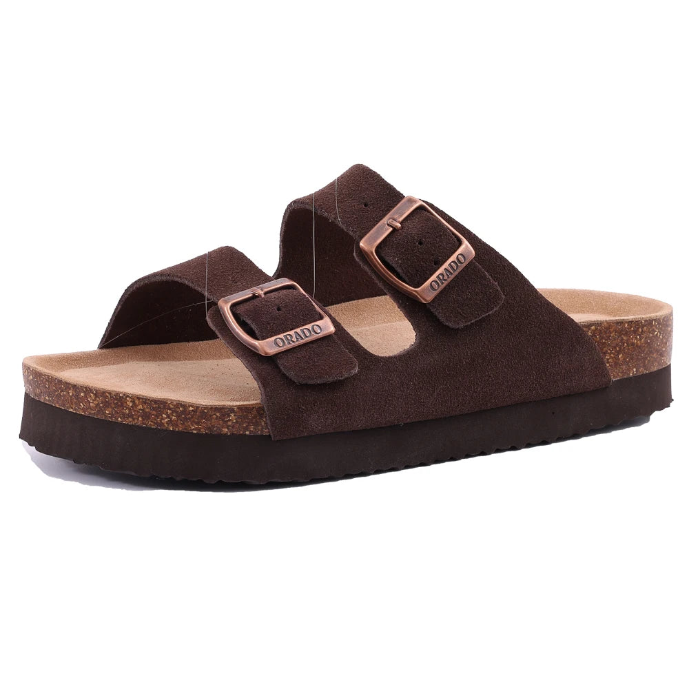 Classic Suede Cork Clogs