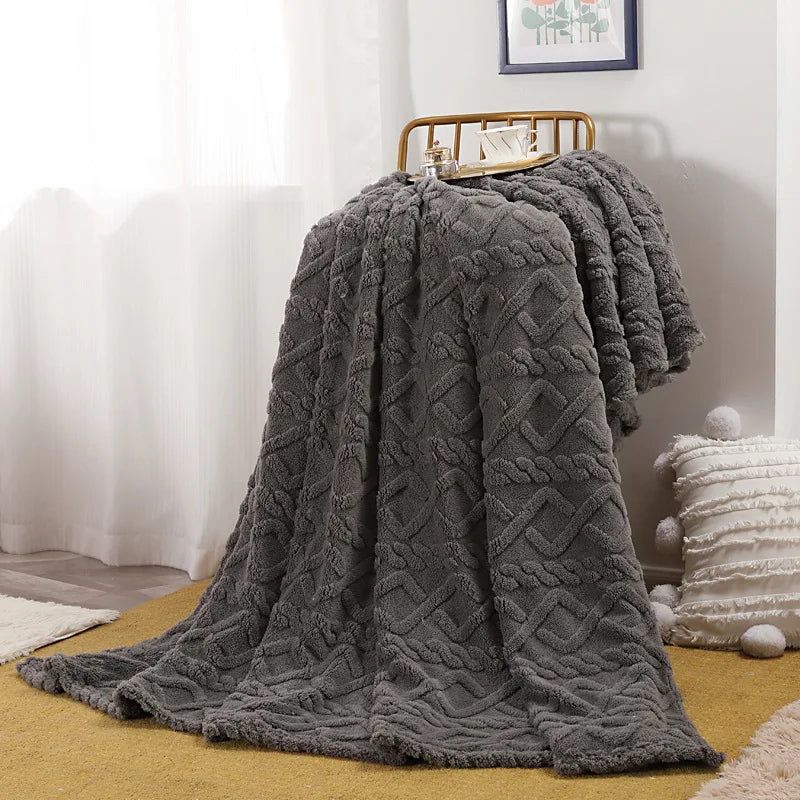 Soft Flannel Throw Blanket