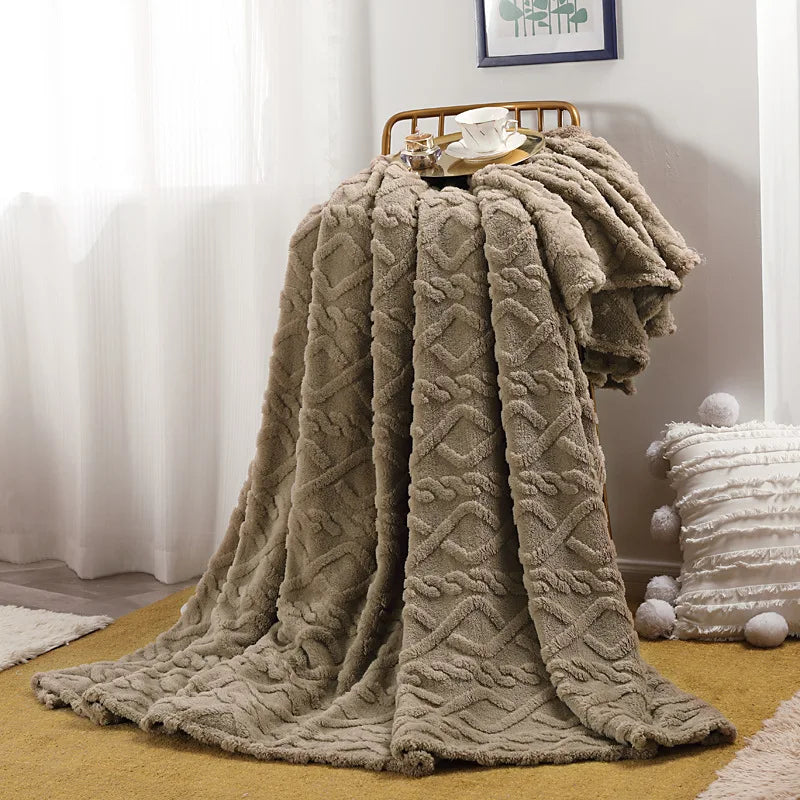 Soft Flannel Throw Blanket