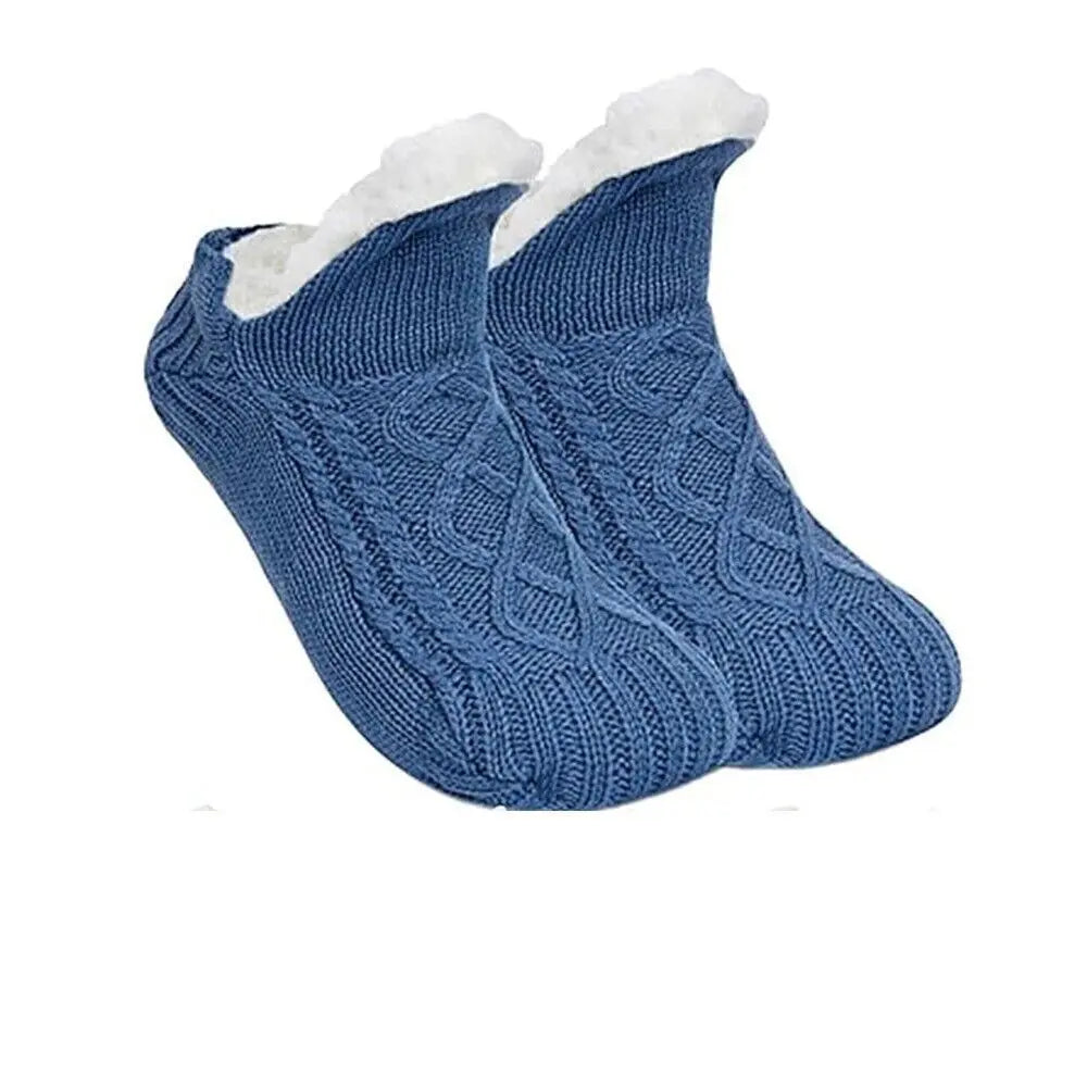 Thermal Fleece Non-Slip Slipper Socks