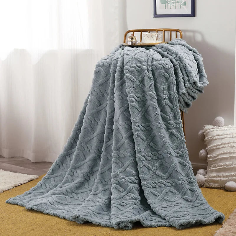 Soft Flannel Throw Blanket