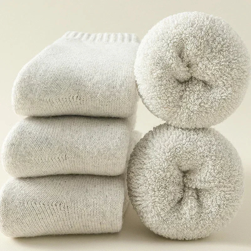 Unisex Wool-Blend Thermal Winter Socks