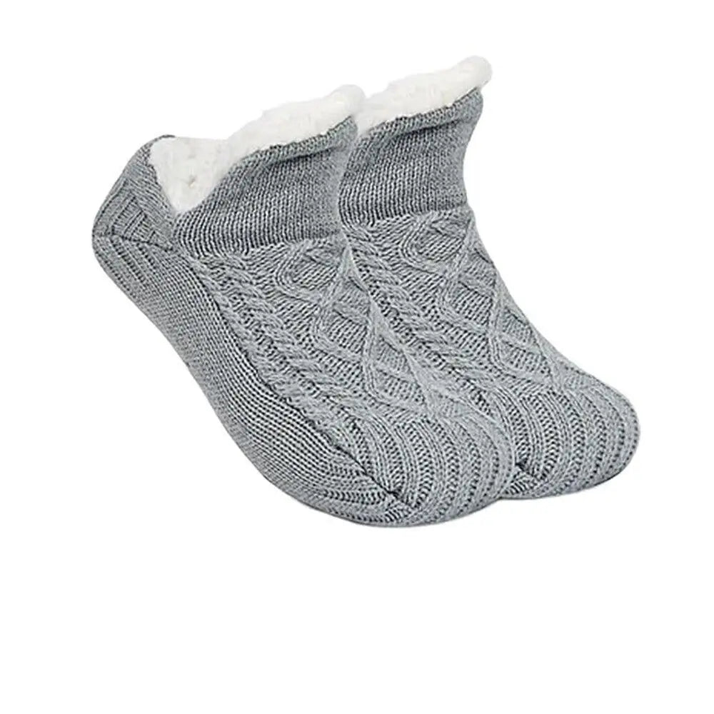 Thermal Fleece Non-Slip Slipper Socks