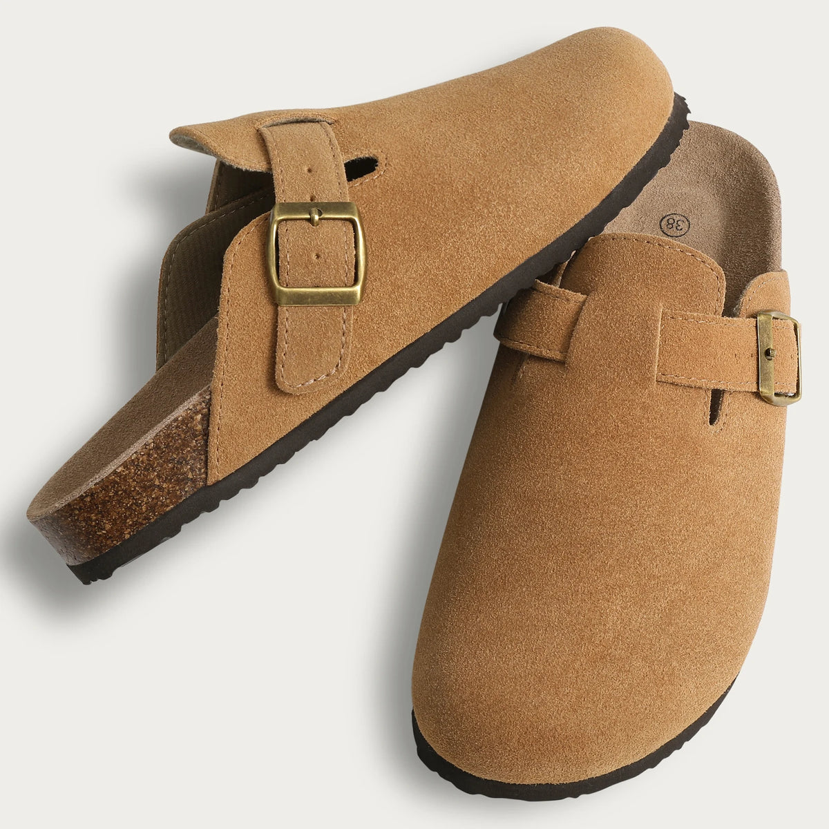 Classic Suede Cork Clogs