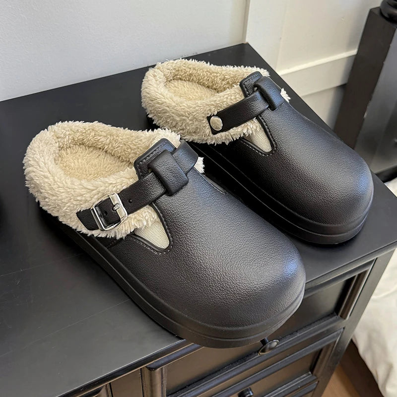 Fleece-Lined EVA Clogs